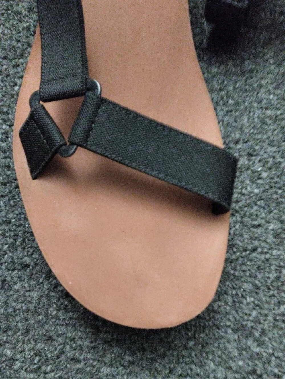 Fly London Black Strappy Platform Sandals